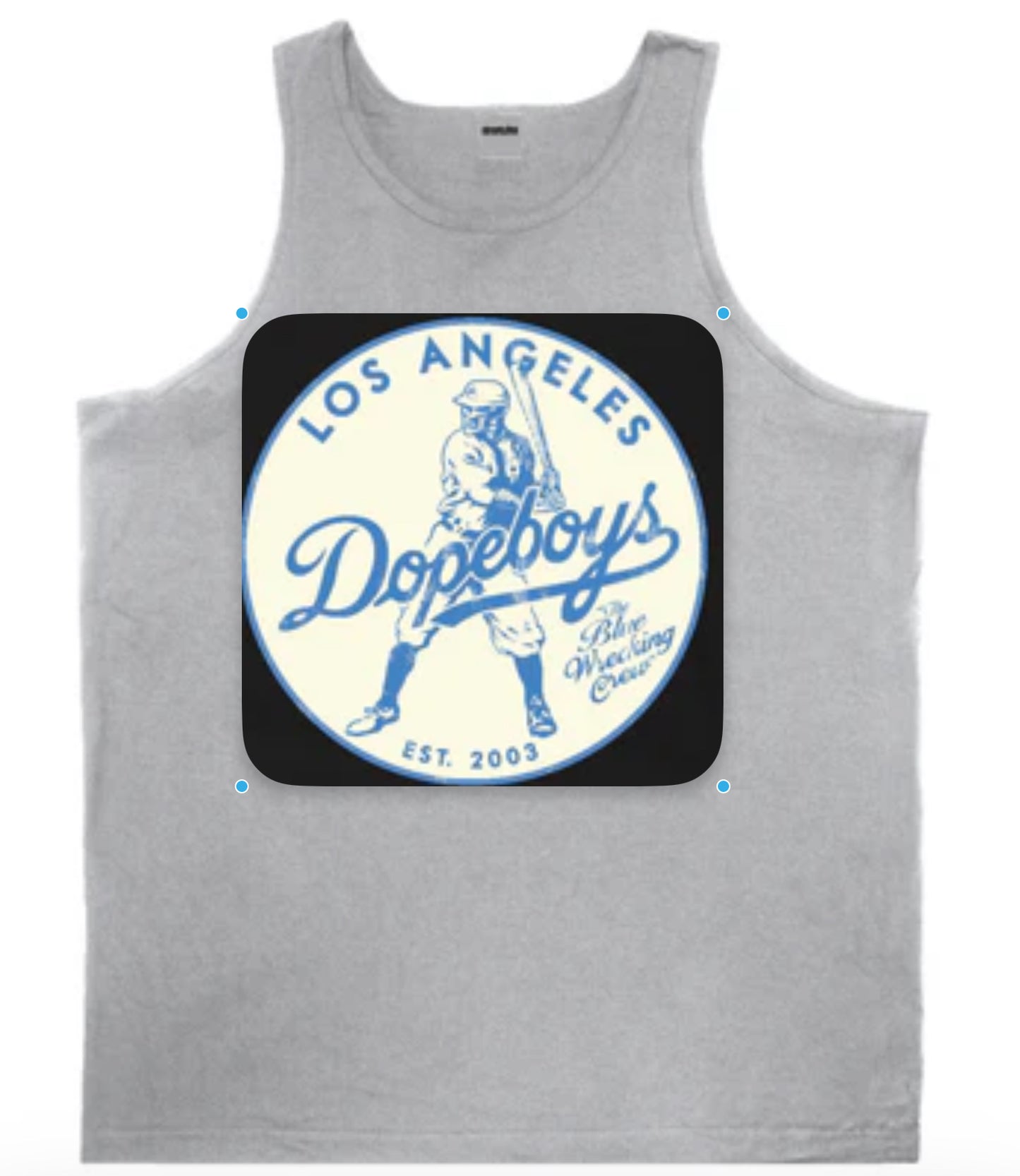 BLUE CREW TANK TOP