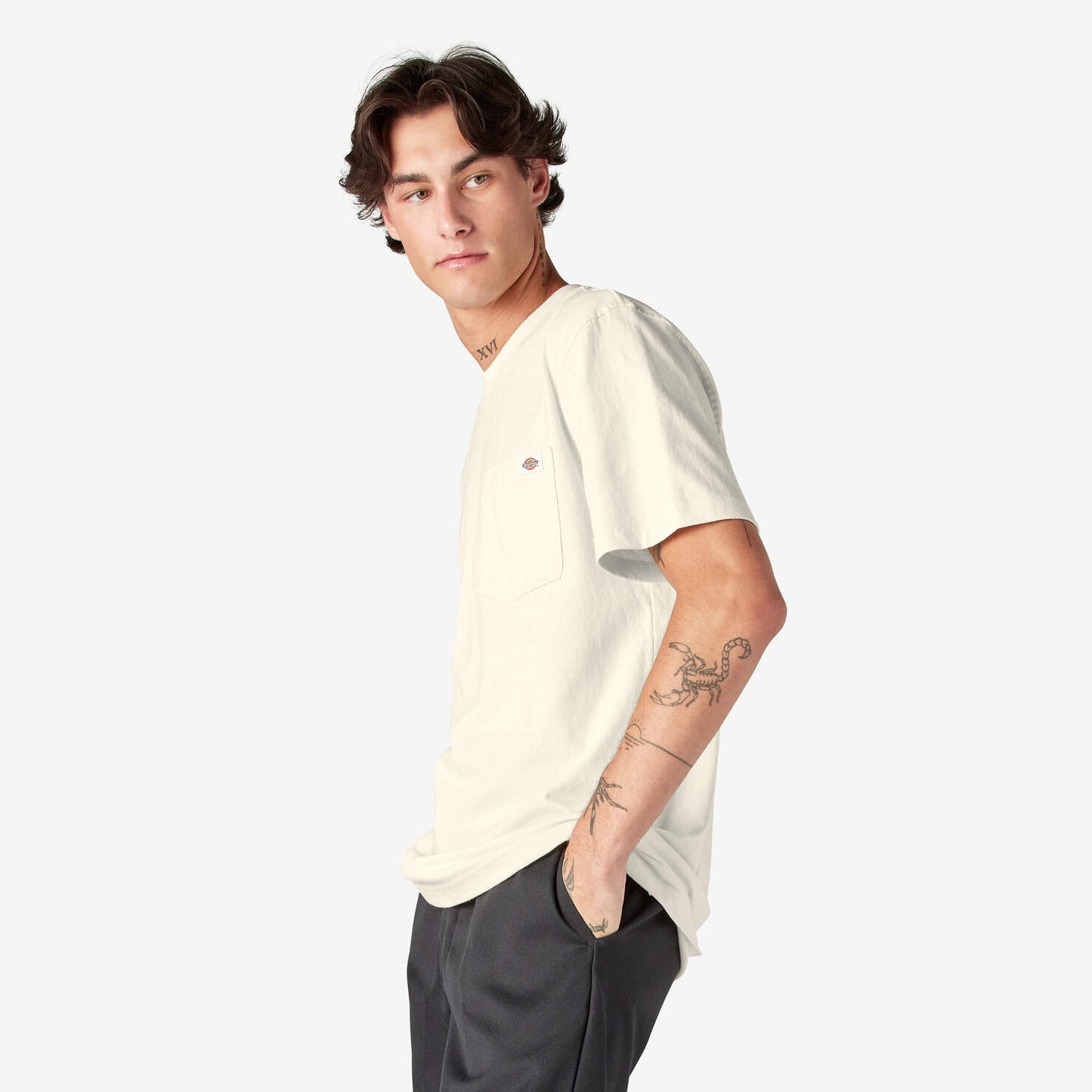 HEAVY WEIGHT POCKET TEE S/S-NT