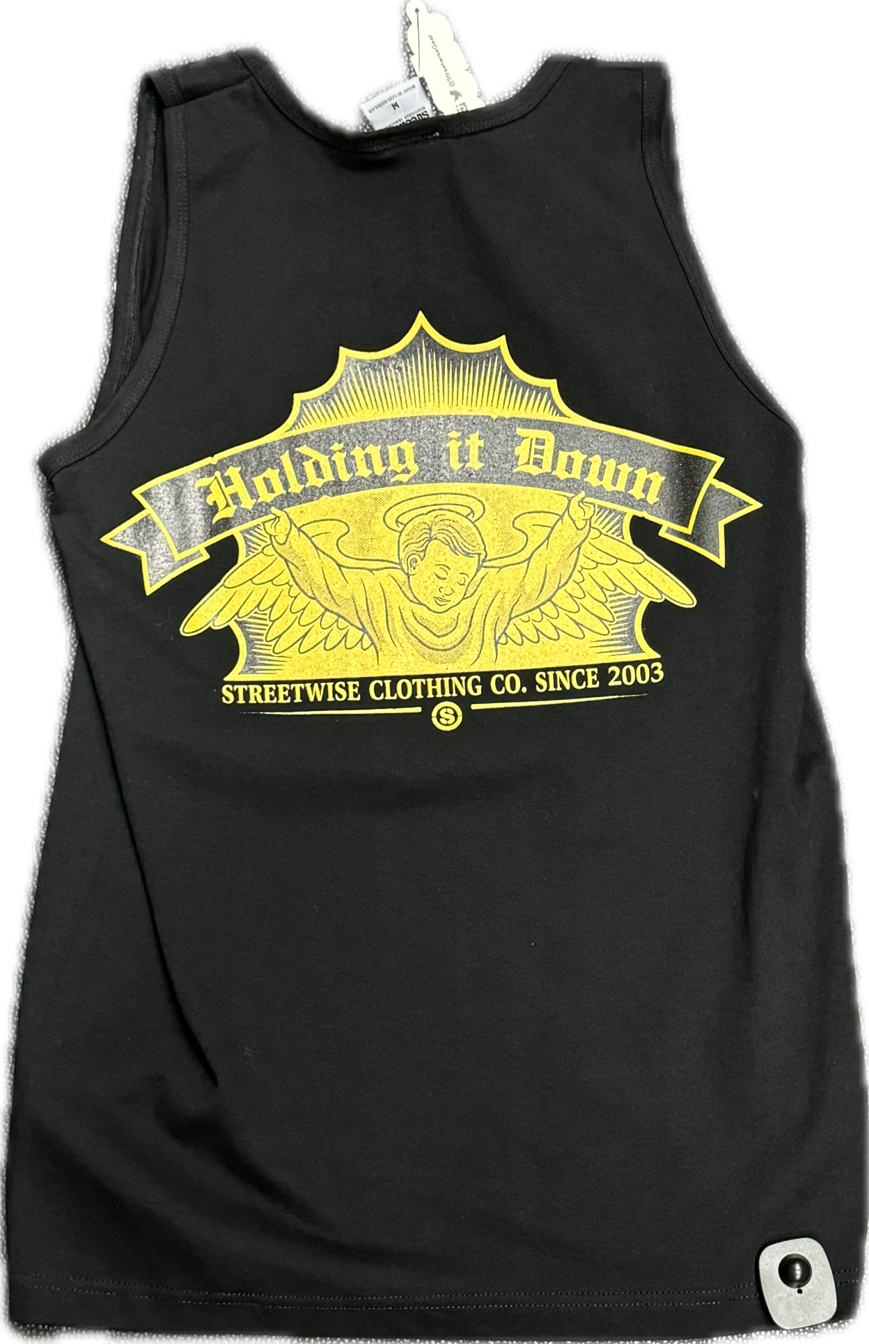 HOLDING IT DOWN TANK TOP