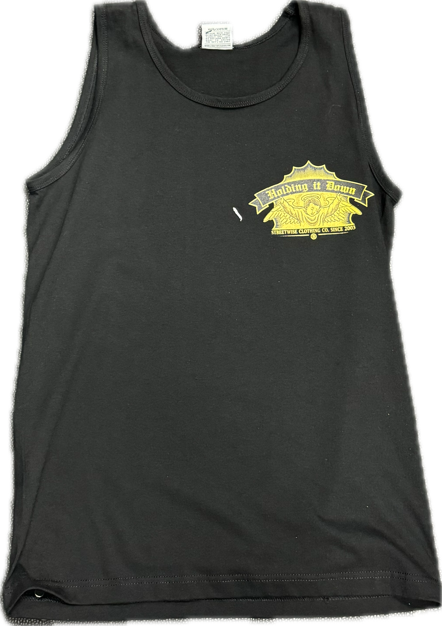 HOLDING IT DOWN TANK TOP