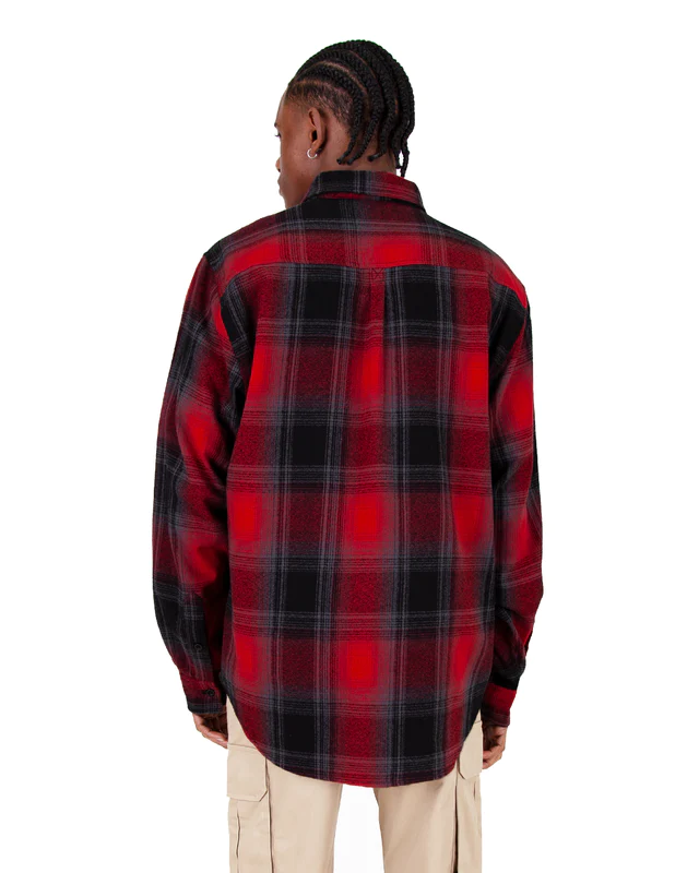 PLAID FLANNEL OVERSHIRT