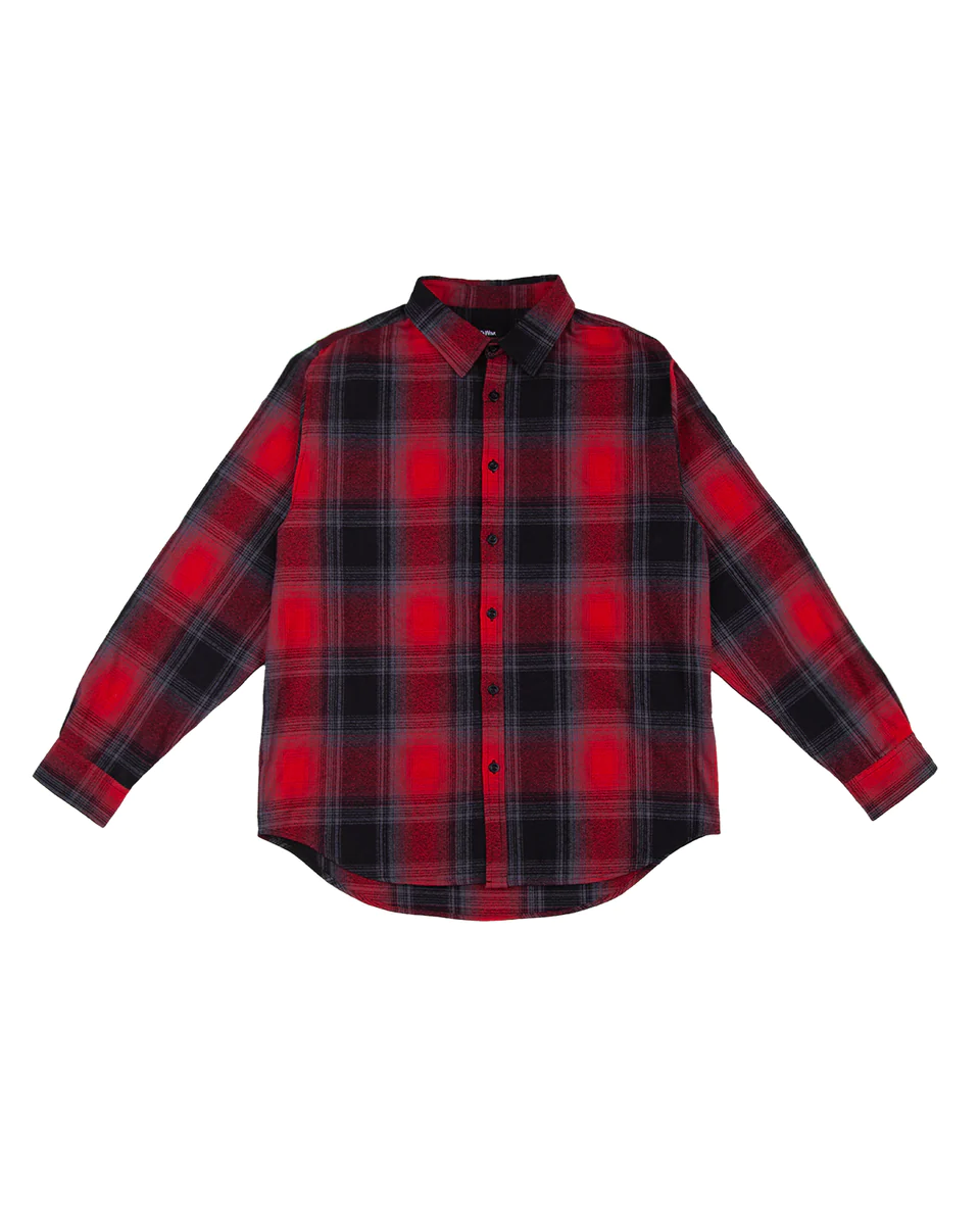 PLAID FLANNEL OVERSHIRT