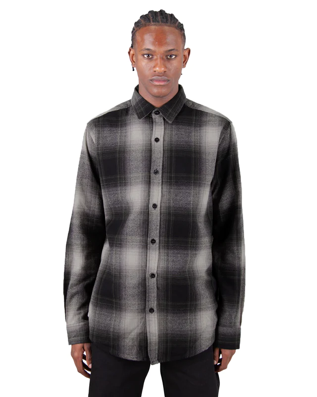 PLAID FLANNEL OVERSHIRT