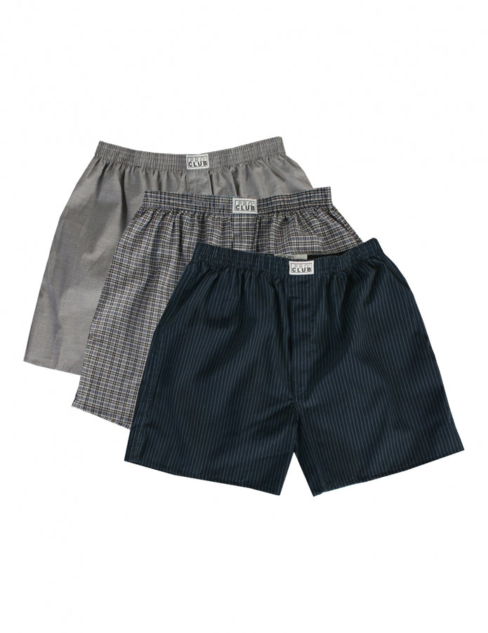 Pro Club Men's 2-Pack Classic Woven Boxers, Mix Colors