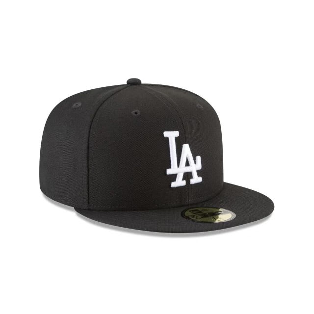 LOS ANGELES DODGERS 59FIFTY BLACK AND WHITE
