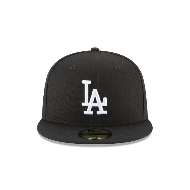 LOS ANGELES DODGERS 59FIFTY BLACK AND WHITE