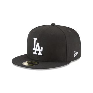 LOS ANGELES DODGERS 59FIFTY BLACK AND WHITE