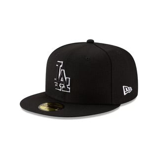 LOS ANGELES DODGERS 59FIFTY BLACK OUTLINE