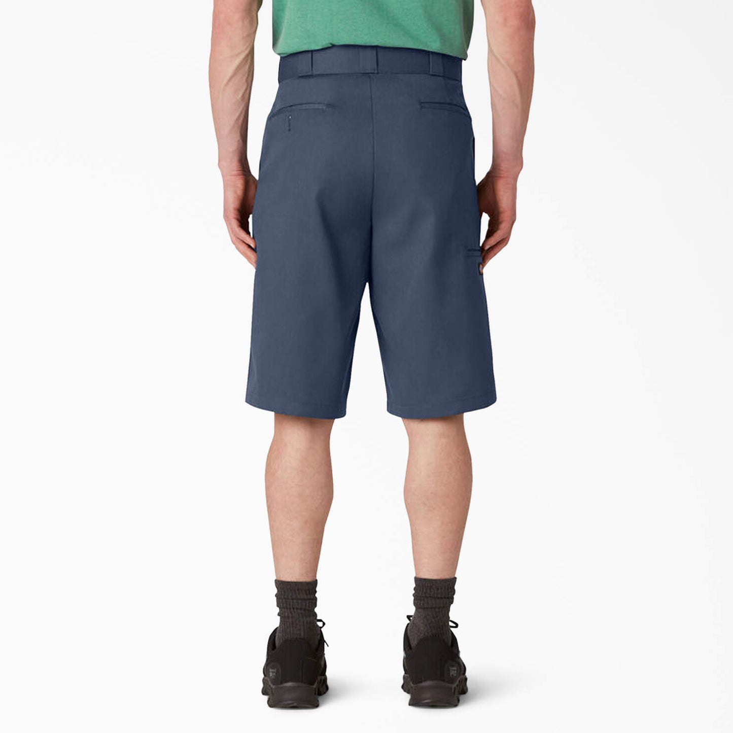 Loose Fit Flat Front Work Shorts, 13"
