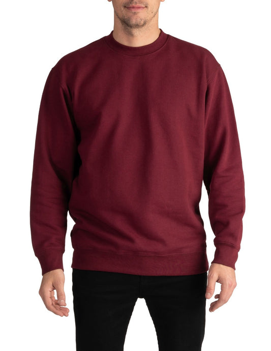 Pro Club Men's Heavyweight 13oz Crew Neck Fleece Pullover Sweatshirt