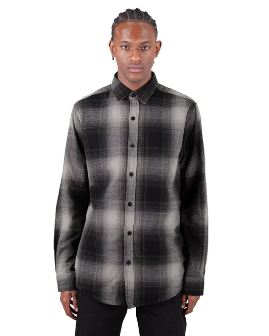 PLAID FLANNEL OVERSHIRT