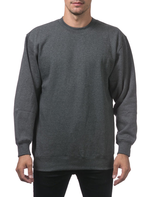 Pro Club Men's Heavyweight 13oz Crew Neck Fleece Pullover Sweatshirt