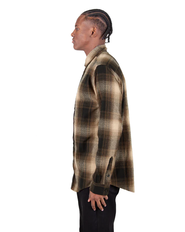 PLAID FLANNEL OVERSHIRT