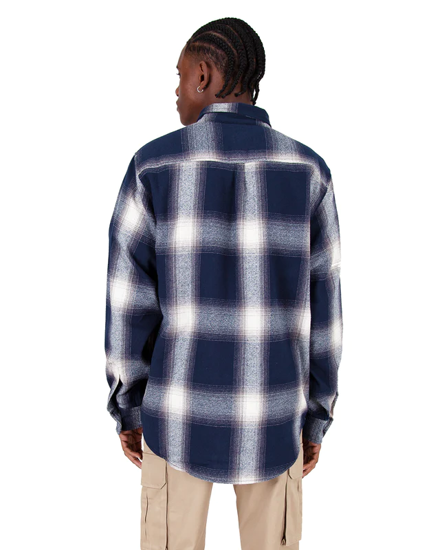 PLAID FLANNEL OVERSHIRT