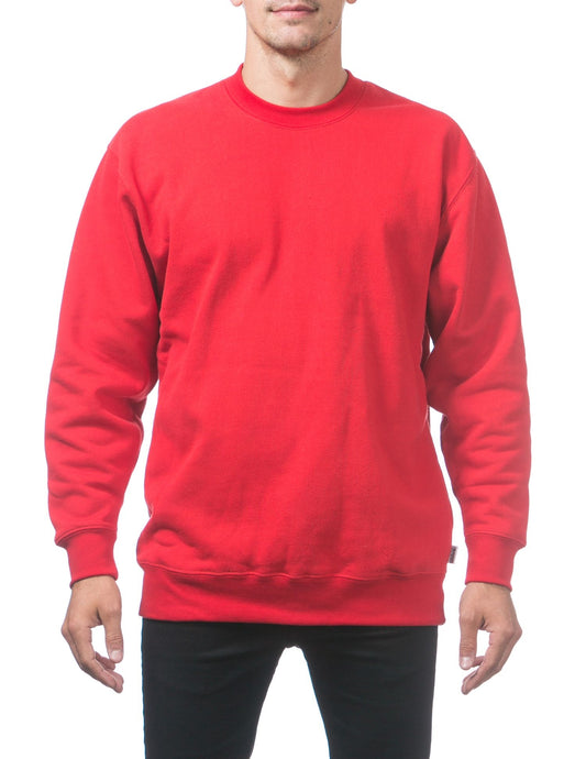 Pro Club Men's Heavyweight 13oz Crew Neck Fleece Pullover Sweatshirt