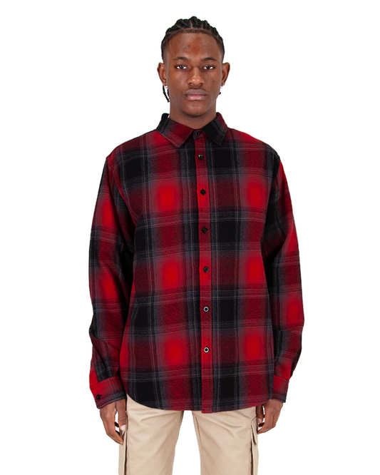 PLAID FLANNEL OVERSHIRT